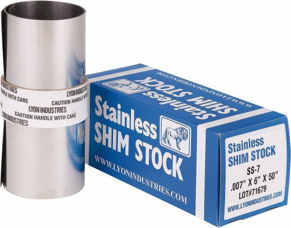 Made in USA - Metal Shim Stock   Type: Shim Stock Roll    Material: Stainless Steel - A1 Tooling