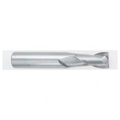 20mm Dia. x 102mm Overall Length 2-Flute Square End Solid Carbide SE End Mill-Round Shank-Center Cutting-Uncoated - A1 Tooling