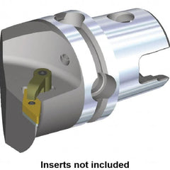 Kennametal - Left Hand Cut, Size KM40, VN.. Insert Compatiblity, Internal or External Modular Turning & Profiling Cutting Unit Head - 27mm Ctr to Cutting Edge, 45mm Head Length, Through Coolant, Series M-Clamping - A1 Tooling