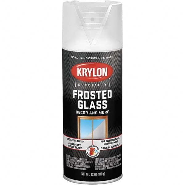 Krylon - Frosted Glass (Color), Frosted, Glass Frosting Spray Paint - 12 oz Container - A1 Tooling