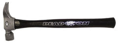 Dead On - 21 oz Head, Wood Handle, Claw Hammer, Framing Hammer - Exact Industrial Supply