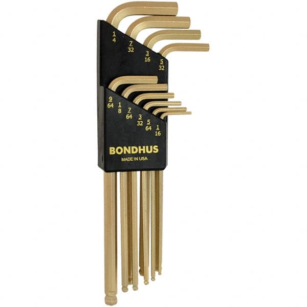 Bondhus - Hex Key Sets Tool Type: Hex Handle Type: L-Key Long Arm - A1 Tooling