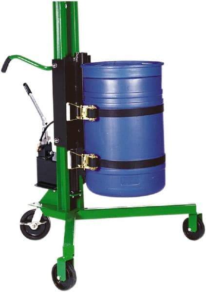 Valley Craft - 1,000 Lb Load Capacity, 30, 55 & 85 Gal Drum Lifter - For 30 Gal, 55 Gal & 85 Gal Drums - A1 Tooling