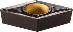 Hertel - DCMT32.52 H2U Grade HC315T Carbide Turning Insert - Al2O3 Finish, 55° Diamond, 3/8" Inscr Circle, 5/32" Thick, 1/32" Corner Radius - A1 Tooling