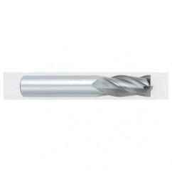 16mm Dia. x 89mm Overall Length 4-Flute Square End Solid Carbide SE End Mill-Round Shank-Center Cutting-Uncoated - A1 Tooling