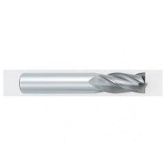 11mm Dia. x 70mm Overall Length 4-Flute Square End Solid Carbide SE End Mill-Round Shank-Center Cutting-TiALN - A1 Tooling