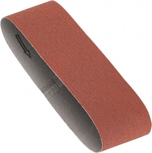 Porter-Cable - 3" Wide x 21" OAL, 80 Grit, Aluminum Oxide Abrasive Belt - Aluminum Oxide, Medium, Coated, X Weighted Cloth Backing, Dry - A1 Tooling