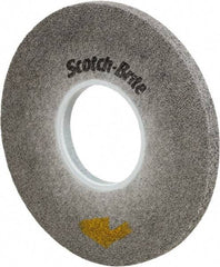 3M - 16" Diam, 1" Face Width, 10" Center Hole, Fine Grade, Silicon Carbide Deburring Wheel - Convolute, Soft Density 9 Grade, 2,250 RPM - A1 Tooling