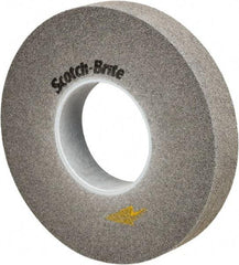 3M - 12" Diam, 2" Face Width, 5" Center Hole, Fine Grade, Silicon Carbide Deburring Wheel - Convolute, Medium Density 10 Grade, 3,000 RPM - A1 Tooling