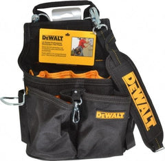 DeWALT - 14 Pocket Electrician's Holster - Ballistic Polyester, Black & Yellow, 12" Wide x 15" High - A1 Tooling