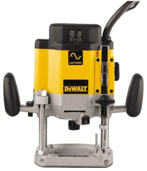 DeWALT - 8,000 to 22,000 RPM, 3 HP, 15 Amp, Plunge Base Electric Router - 1/4 and 1/2 Inch Collet - A1 Tooling