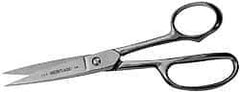 Heritage Cutlery - 3" LOC, 8" OAL Stainless Steel Standard Shears - Ambidextrous, Straight Handle, For General Purpose Use - A1 Tooling