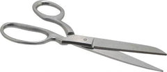 Heritage Cutlery - 3-1/2" LOC, 8-1/2" OAL Stainless Steel Standard Shears - Right Hand, Metal Bent Handle, For General Purpose Use - A1 Tooling