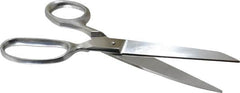 Heritage Cutlery - 3-1/2" LOC, 8" OAL Stainless Steel Standard Shears - Straight Handle, For Poultry Processing - A1 Tooling