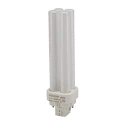 Philips - 13 Watt Fluorescent Commercial/Industrial 4 Pin Lamp - 3,000°K Color Temp, 900 Lumens, PLC, 12,000 hr Avg Life - A1 Tooling