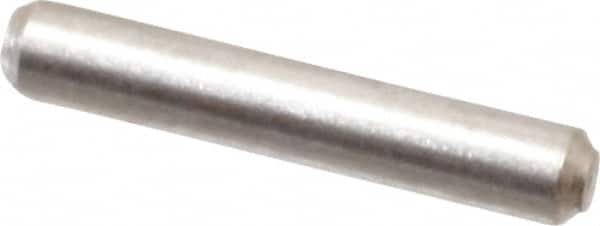 Value Collection - 1/16" Diam x 3/8" Pin Length 316 Stainless Steel Standard Dowel Pin - Bright Finish, 2 Beveled End - A1 Tooling