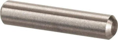 Value Collection - 1/8" Diam x 5/8" Pin Length 316 Stainless Steel Standard Dowel Pin - Bright Finish, 2 Beveled End - A1 Tooling