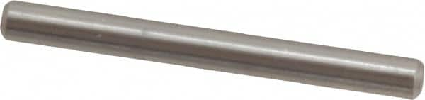 Value Collection - 1/8" Diam x 1-1/4" Pin Length 316 Stainless Steel Standard Dowel Pin - Bright Finish, 2 Beveled End - A1 Tooling