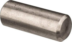 Value Collection - 3/16" Diam x 1/2" Pin Length 316 Stainless Steel Standard Dowel Pin - Bright Finish, 2 Beveled End - A1 Tooling