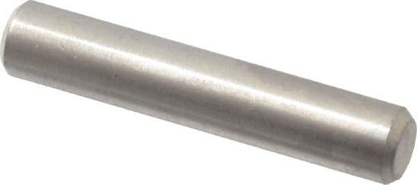 Value Collection - 3/16" Diam x 1" Pin Length 316 Stainless Steel Standard Dowel Pin - Bright Finish, 2 Beveled End - A1 Tooling