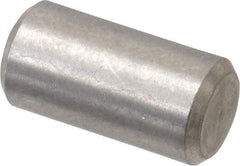 Value Collection - 1/4" Diam x 1/2" Pin Length 316 Stainless Steel Standard Dowel Pin - Bright Finish, 2 Beveled End - A1 Tooling