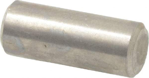 Value Collection - 1/4" Diam x 5/8" Pin Length 316 Stainless Steel Standard Dowel Pin - Bright Finish, 2 Beveled End - A1 Tooling