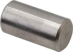 Value Collection - 3/8" Diam x 3/4" Pin Length 316 Stainless Steel Standard Dowel Pin - Bright Finish, 2 Beveled End - A1 Tooling