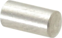 Value Collection - 3mm Diam x 6mm Pin Length 316 Stainless Steel Standard Dowel Pin - Bright Finish, 1 Rounded End - A1 Tooling