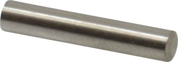 Value Collection - 3mm Diam x 16mm Pin Length 316 Stainless Steel Standard Dowel Pin - Bright Finish, 1 Rounded End - A1 Tooling