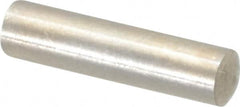 Value Collection - 4mm Diam x 16mm Pin Length 316 Stainless Steel Standard Dowel Pin - Bright Finish, 1 Rounded End - A1 Tooling