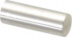 Value Collection - 5mm Diam x 14mm Pin Length 316 Stainless Steel Standard Dowel Pin - Bright Finish, 1 Rounded End - A1 Tooling