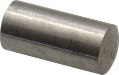 Value Collection - 6mm Diam x 12mm Pin Length 316 Stainless Steel Standard Dowel Pin - Bright Finish, 1 Rounded End - A1 Tooling