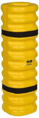 Eagle - 13" Wide x 13" Deep x 42" High, High Density Polyethylene Column Protector - Fits 4 to 6" Columns, Yellow - A1 Tooling