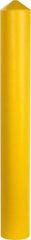 Eagle - 7-1/4" Wide x 7-1/4" Deep x 56" High, 6" Bollard Cover - Yellow, High Density Polyethylene, 6 Lb, Smooth Surface - A1 Tooling