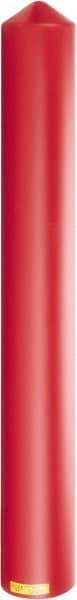 Eagle - 7-1/4" Wide x 7-1/4" Deep x 56" High, 6" Bollard Cover - Red, High Density Polyethylene, 6 Lb, Smooth Surface - A1 Tooling