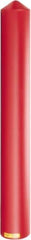 Eagle - 7-1/4" Wide x 7-1/4" Deep x 56" High, 6" Bollard Cover - Red, High Density Polyethylene, 6 Lb, Smooth Surface - A1 Tooling