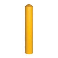 Eagle - 9-1/2" Wide x 9-1/2" Deep x 57" High, 8" Bollard Cover - Yellow, High Density Polyethylene, 8 Lb, Smooth Surface - A1 Tooling