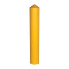 Eagle - 9-1/2" Wide x 9-1/2" Deep x 57" High, 8" Bollard Cover - Yellow, High Density Polyethylene, 8 Lb, Smooth Surface - A1 Tooling