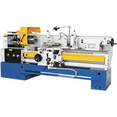 Summit - 18-1/4" Swing, 60" Between Centers, 120 Volt, Triple Phase Toolroom Lathe - 5MT Taper, 10 hp, 32 to 1,500 RPM, 3-1/8" Bore Diam, 44" Deep x 63" High x 114" Long - A1 Tooling