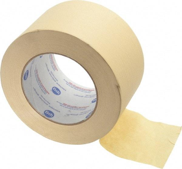 Intertape - 3" Wide x 60 Yd Long White Paper Masking Tape - Series PG5, 6.3 mil Thick, 25 In/Lb Tensile Strength - A1 Tooling