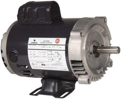 US Motors - 2 Max hp, 1,800 Max RPM, Cap Start-Cap Run Electric AC DC Motor - 115/208-230 V Input, Single Phase, 56HC Frame, 5/8" Shaft Diam, C-Face/Base Mount, ODP Enclosure - A1 Tooling