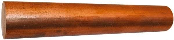 Value Collection - 9/16 Inch Diameter x 72 Inch Long, Copper Round Rod - Alloy 145 - A1 Tooling