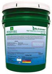 Renewable Lubricants - 5 Gal Pail Synthetic/Graphite Lubricant - White, -28°F to 2,000°F, Food Grade - A1 Tooling