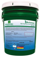 Renewable Lubricants - 5 Gal Pail Synthetic/Graphite Lubricant - White, -28°F to 2,000°F, Food Grade - A1 Tooling