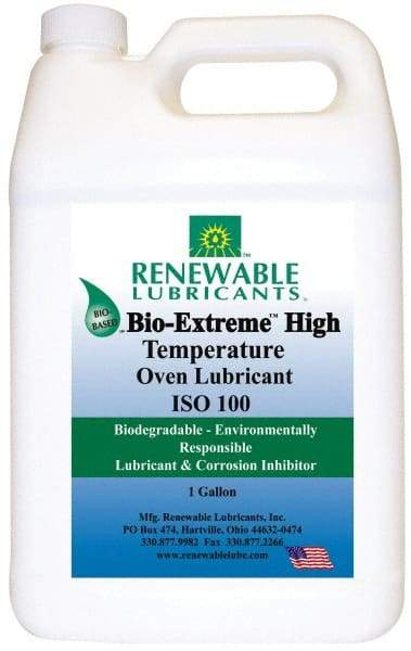 Renewable Lubricants - 1 Gal Bottle Synthetic/Graphite Penetrant/Lubricant - White, -28°F to 2,000°F, Food Grade - A1 Tooling