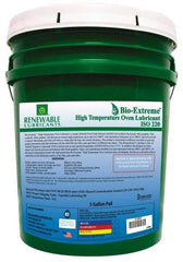 Renewable Lubricants - 5 Gal Pail Synthetic/Graphite Lubricant - White, -28°F to 2,000°F, Food Grade - A1 Tooling