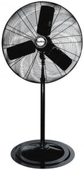 Air King - 30" Blade, 1/4 hp, 7,400 Max CFM, Single Phase Oscillating Pedestal Fan - 2.04 Amps, 120 Volts, 3 Speed - A1 Tooling