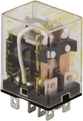 Square D - 1/2 hp at 240 Volt & 1/3 hp at 120 Volt, Electromechanical Plug-in General Purpose Relay - 10 Amp at 240 VAC, DPDT, 120 VAC at 50/60 Hz - A1 Tooling