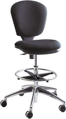 Safco - 23 to 33" High Extended Height Chair - 26" Wide x 26" Deep, 100% Acrylic Seat, Black - A1 Tooling