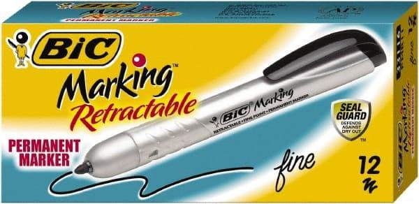 Bic - Black Permanent Marker - Fine Tip, AP Nontoxic Ink - A1 Tooling